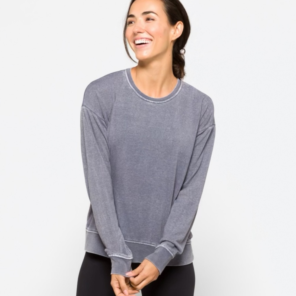 Threads 4 Thought Nalda Crop Keyhole Pullover